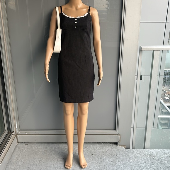 Vintage Black and White Dress - Picture 5 of 15